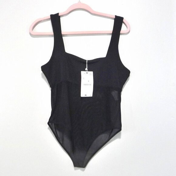 ZARA BLACK BODY SUIT SIZE LARGE - Picture 2 of 8